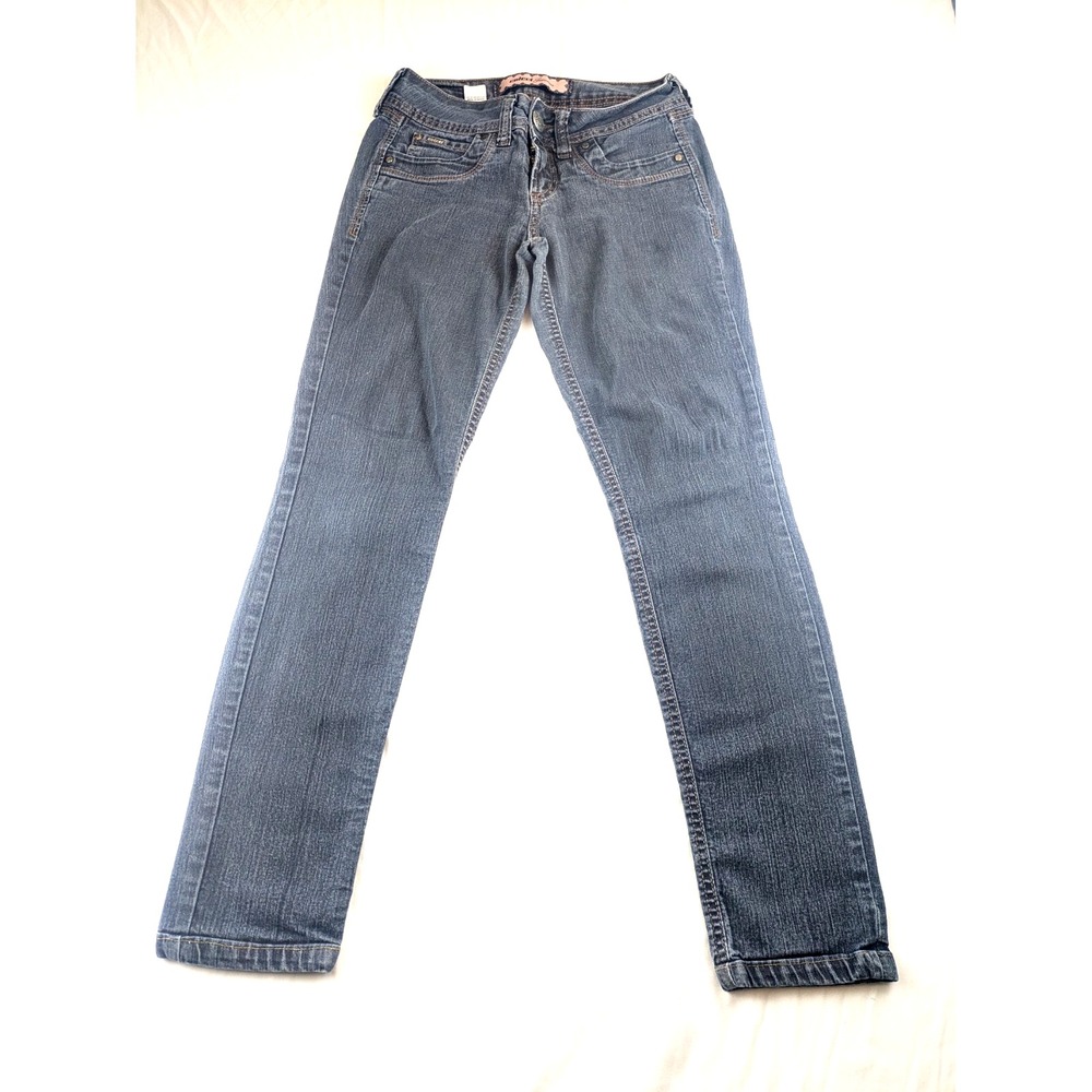Colcci Jeanswear Tina Jeans Dark Wash‎ Stretch Mid Rise Skinny Denim Size 2 USA